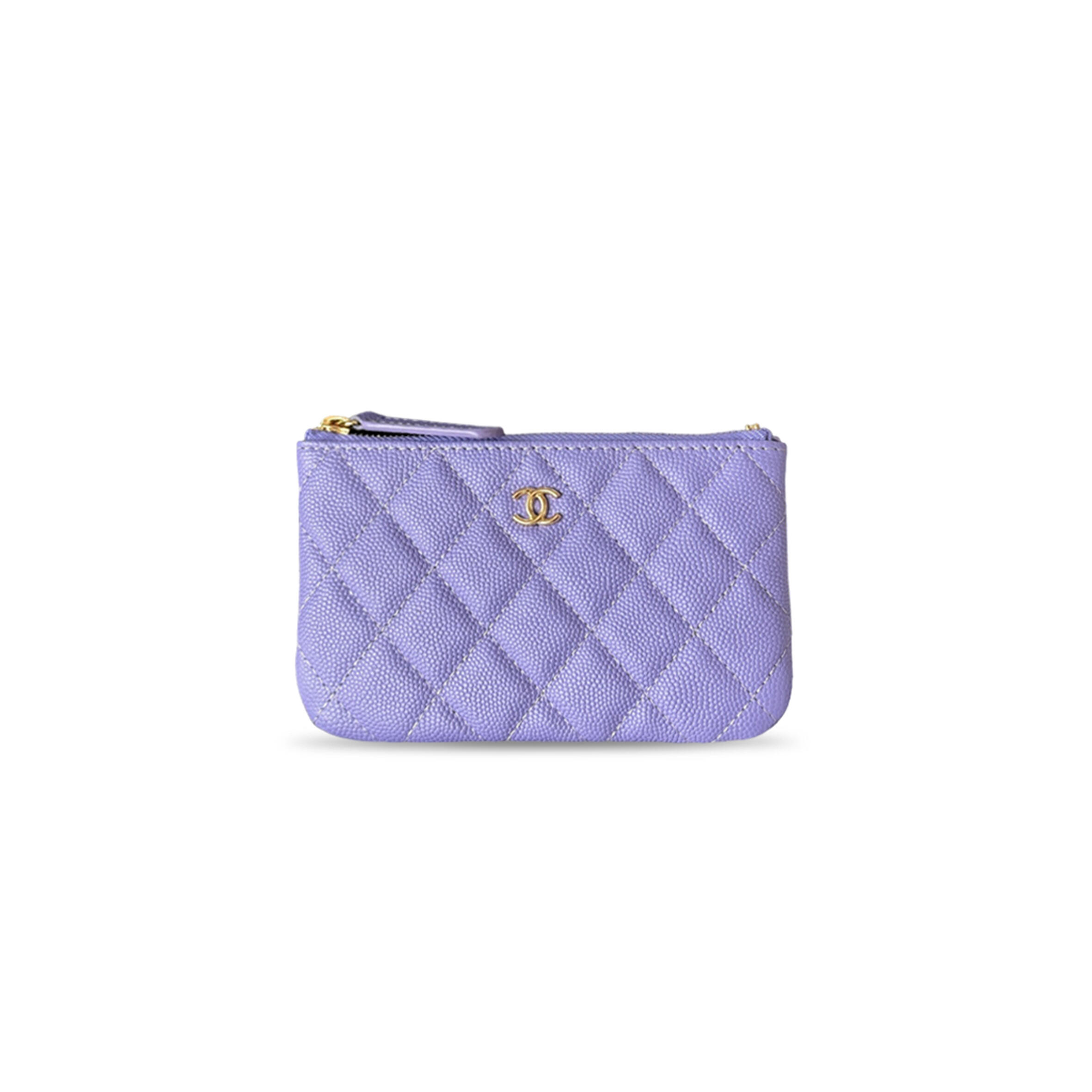 CHANEL CLASSIC MINI ZIPPED POUCH A82365 (15*9.5*1cm)